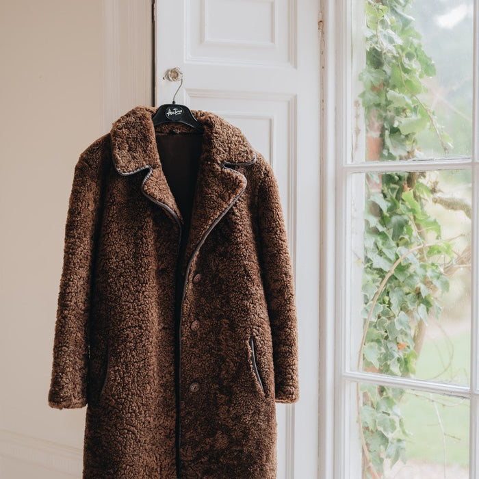 Heaton's Sheepskin Coat, Made in Leeds
