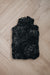 sheepskin hot water bottle cover with Zip in Black