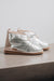 Erin Sheepskin Slipper in Titanium. Ladies Premium double faced sheepskin upper and durable and flexible rubber sole for both indoor and outdoor use. 