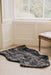 Black Sheepskin rug Large