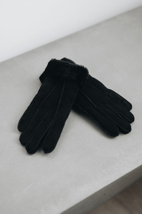 Women's Sheepskin Gloves With Cuff