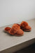 Women’s classic sheepskin slippers in Rust Colour for everyday wear and comfort